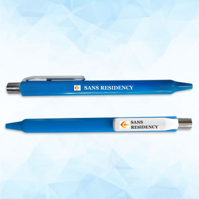 Promotional Blue Pen - 100 Pack